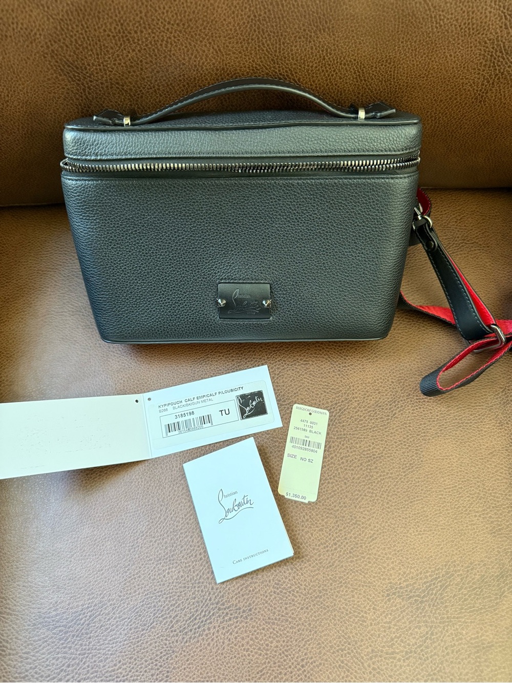 Christian Louboutin Kypipouch Leather Crossbody Bag - Picture 13 of 16